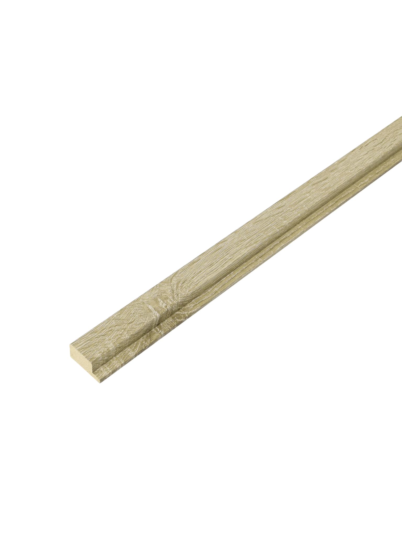 Стартовая планка для декоративных реечных панелей, Дуб сонома, МДФ, 2795х35х16 мм, 1 шт., PLASTWOOD