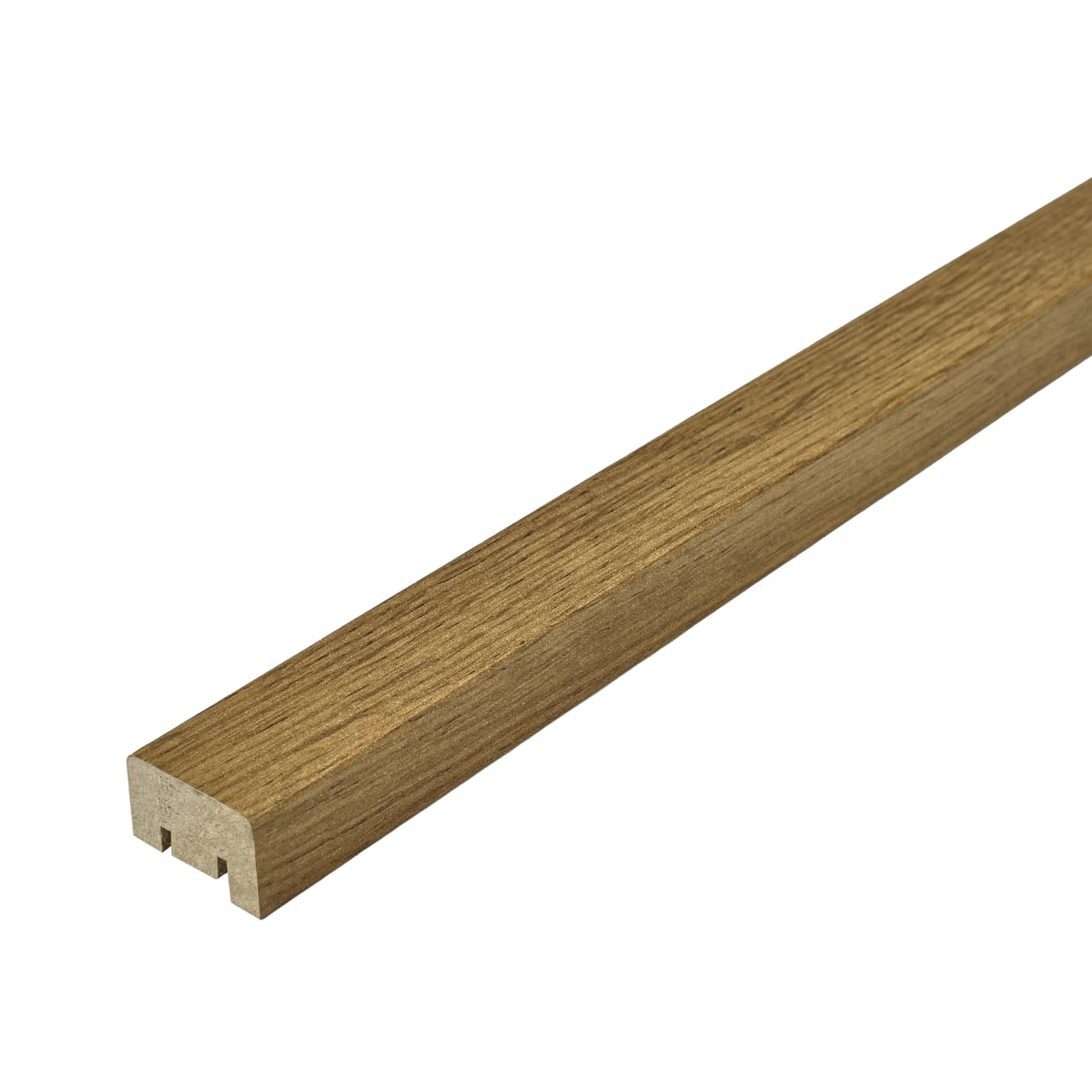 Финишная планка для реечных панели EASY STYLE, 19х27х2750 мм, МДФ, 1 шт., Дуб крафт табачны